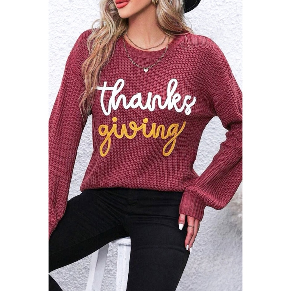 Thanksgiving Knit Sweater